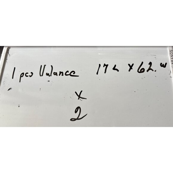 White Lace Floral Valance 17"L x 62"W - Picture 6 of 6